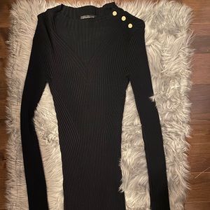 Black Dynamite Midi bodycon dress